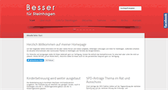 Desktop Screenshot of besser-fuer-steinhagen.de