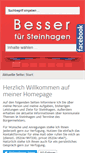 Mobile Screenshot of besser-fuer-steinhagen.de